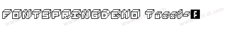 FONTSPRINGDEMO Tussi字体转换